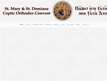 Tablet Screenshot of convent.suscopts.org